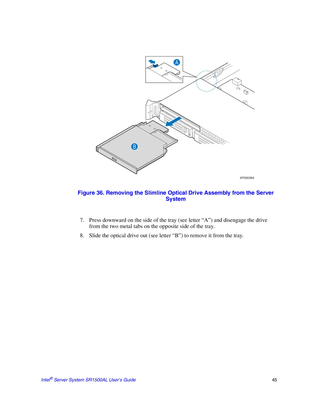 Intel SR1500AL manual AF000384 