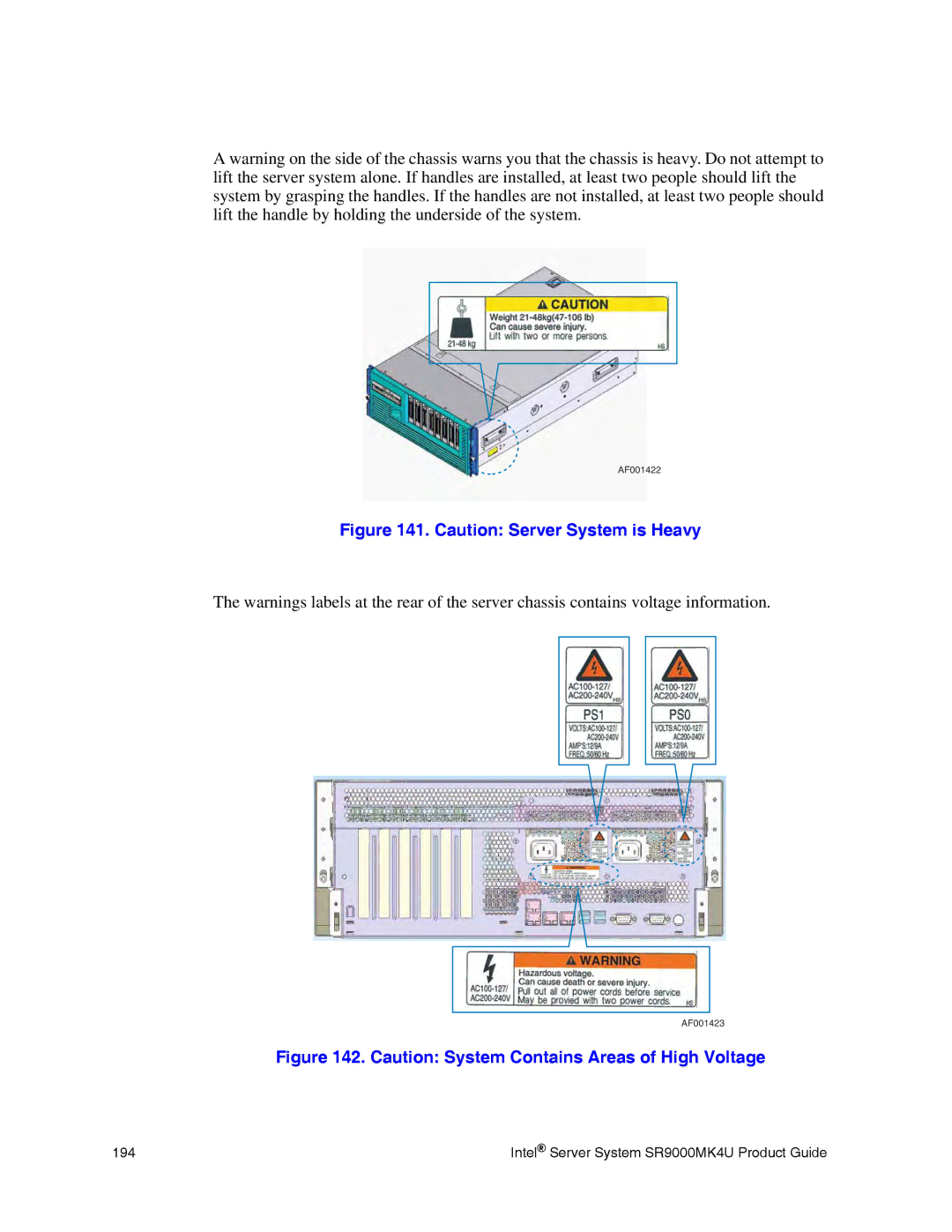 Intel manual Intel Server System SR9000MK4U Product Guide 