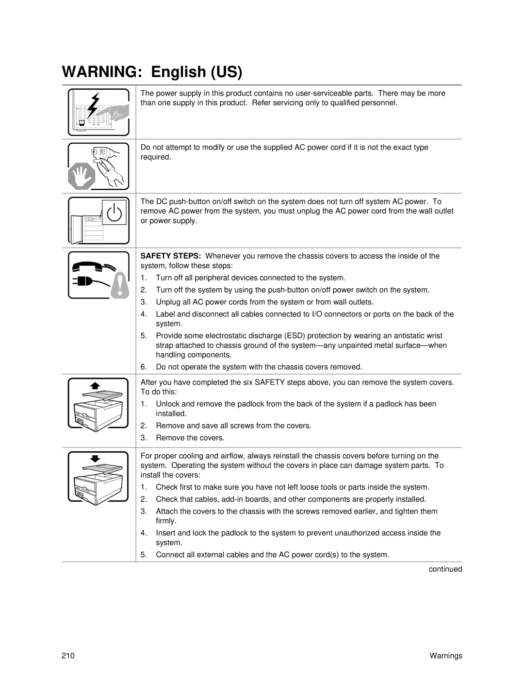 Intel SRPL8 manual 210 