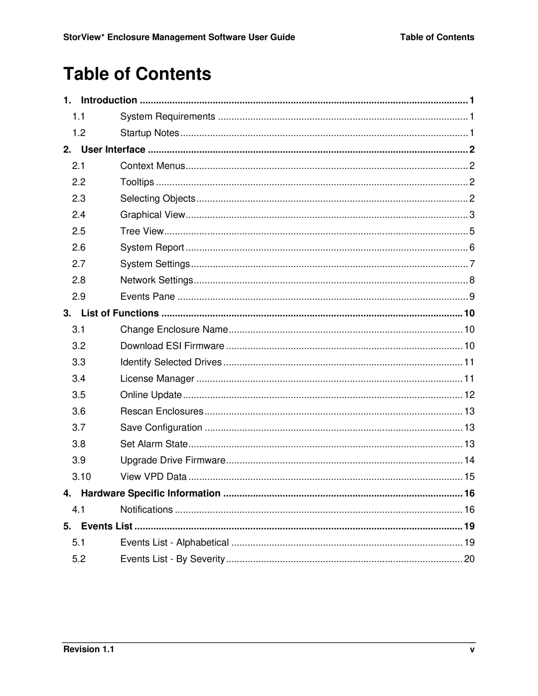 Intel SSR212MC2 manual Table of Contents 