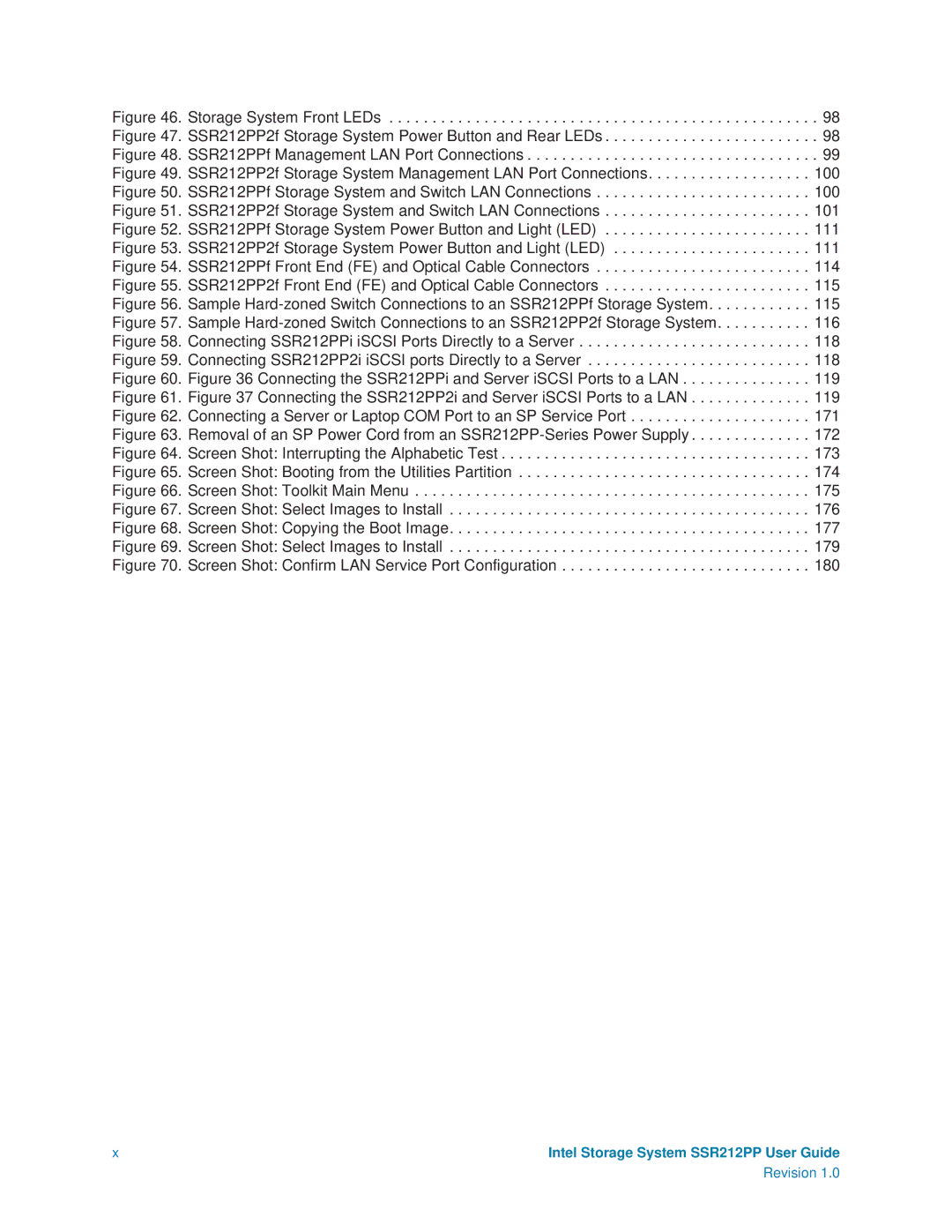 Intel manual Intel Storage System SSR212PP User Guide 