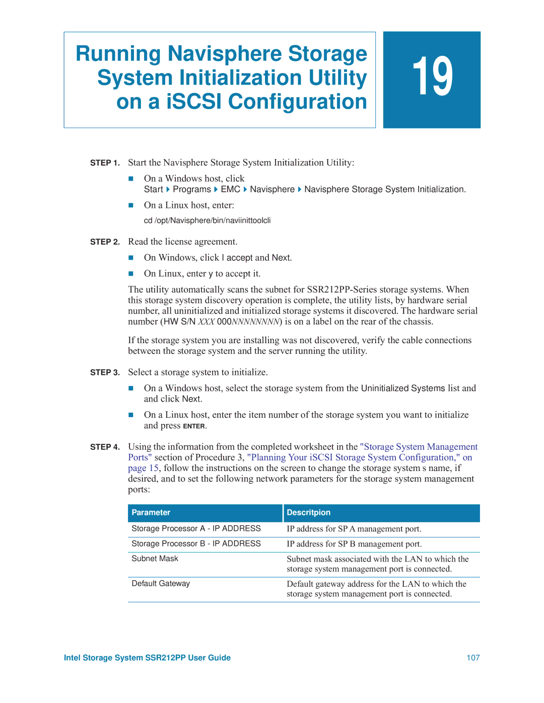 Intel manual Intel Storage System SSR212PP User Guide 107 