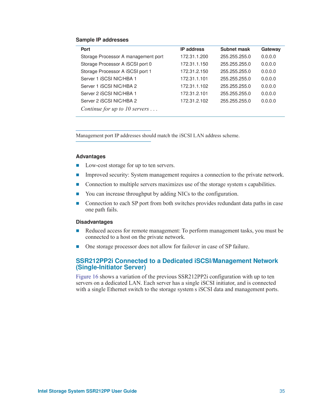 Intel SSR212PP manual Continue for up to 10 servers 