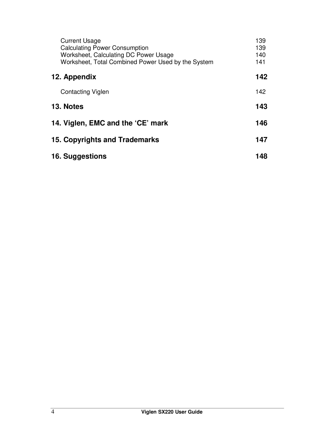 Intel SX220 manual Appendix, Viglen, EMC and the ‘CE’ mark, Copyrights and Trademarks, Suggestions 