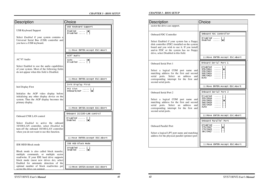 Intel SYS7180VE user manual Your system. Most of the following fields 