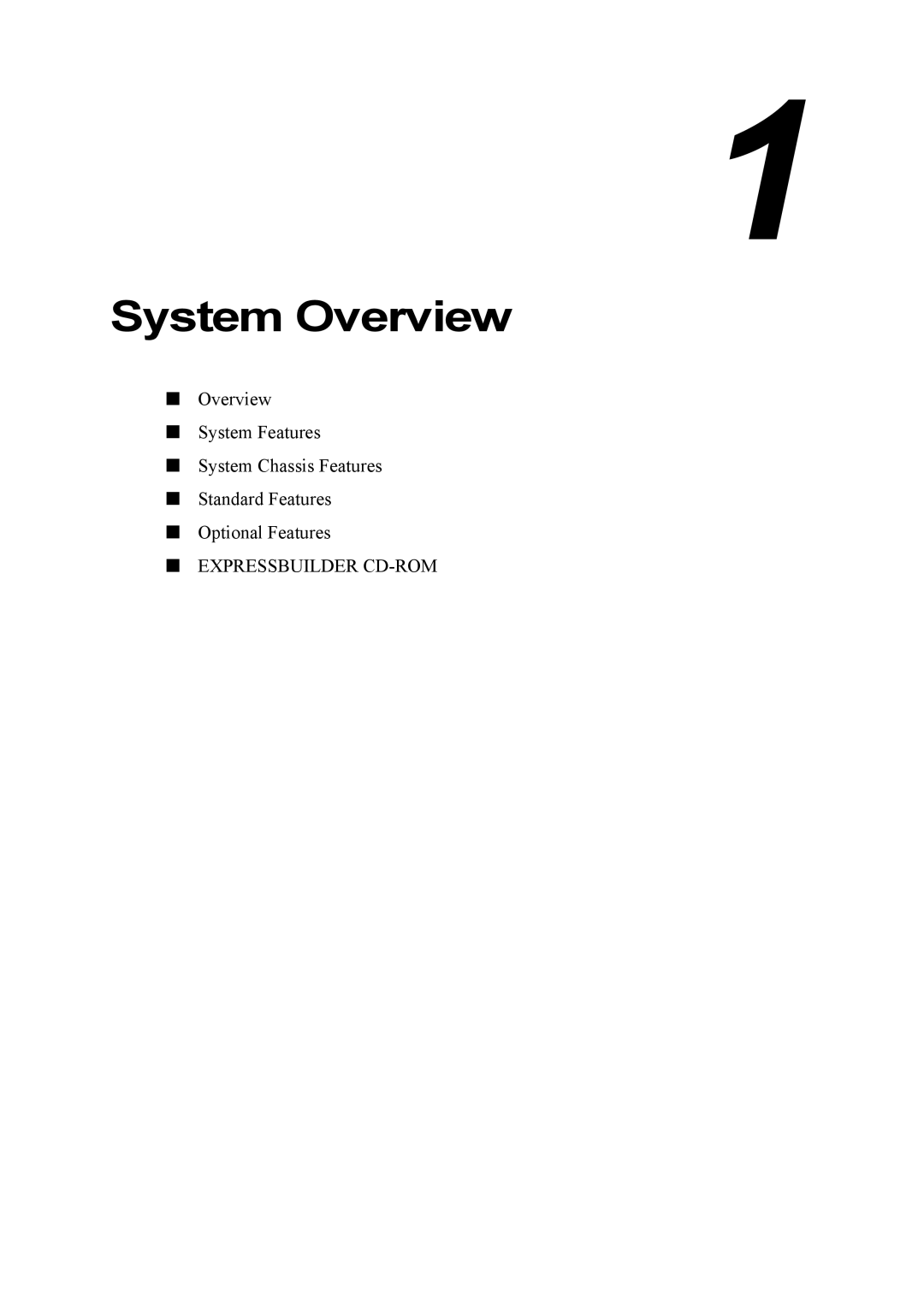 Intel TM700 manual System Overview 