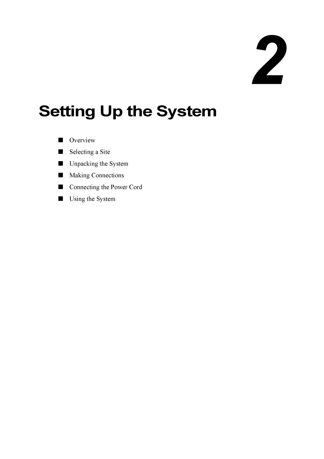 Intel TM700 manual Setting Up the System 