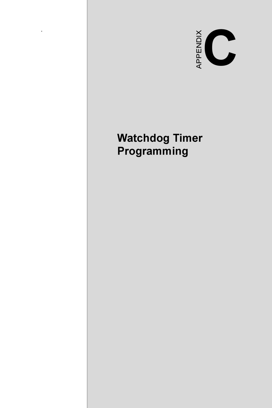 Intel TPC-1070 user manual Watchdog Timer Programming, Appendix 