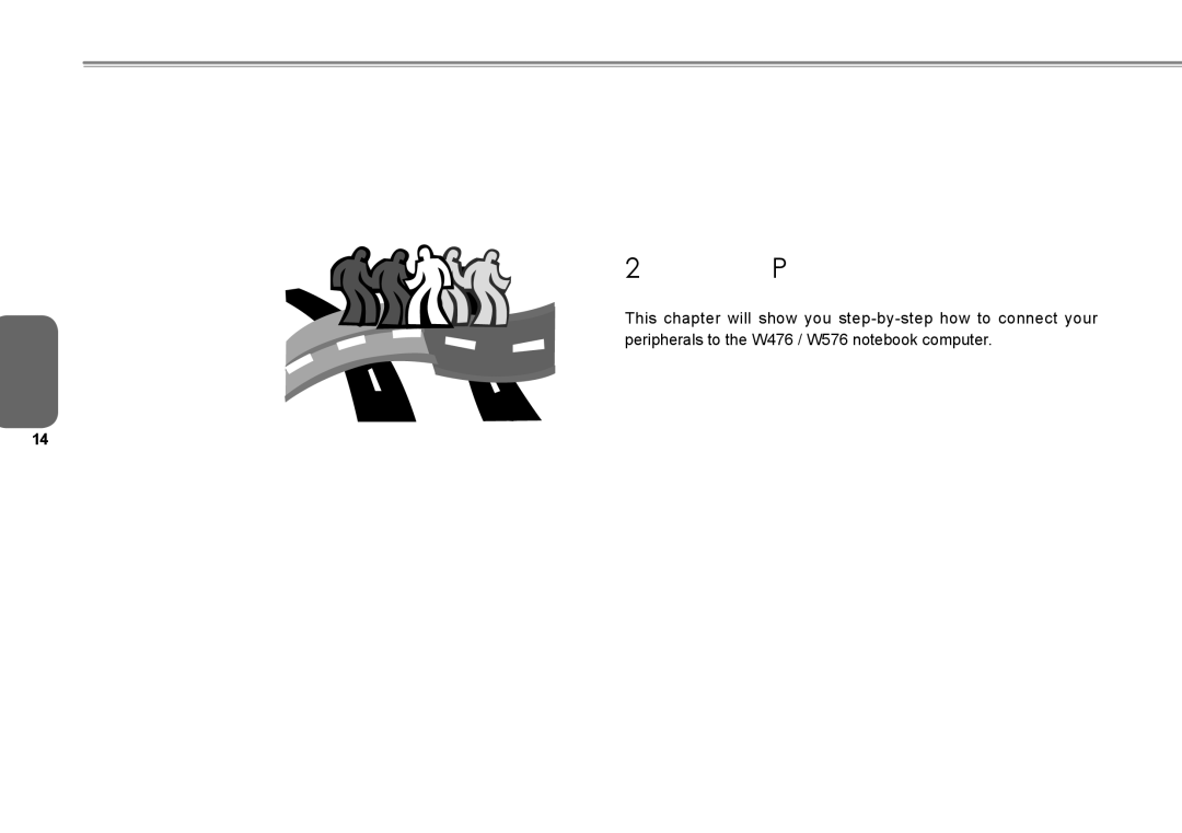 Intel W476, W576 user manual Connecting Peripherals 