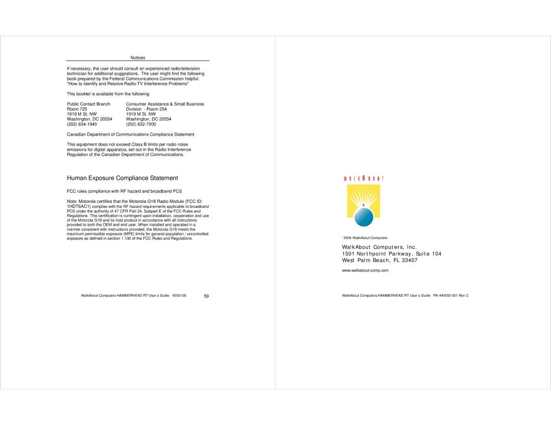 Intel WalkAbout Computer manual How to Identify and Resolve Radio-TV Interference Problems 