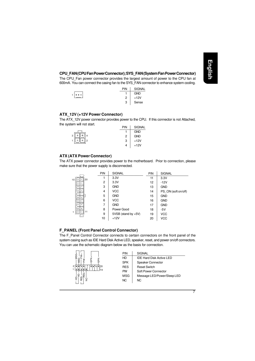 Intel XP-P41533E user manual CPUFANCPUFanPowerConnectorSYSFANSystemFanPowerConnector, ATX12V +12V Power Connector 