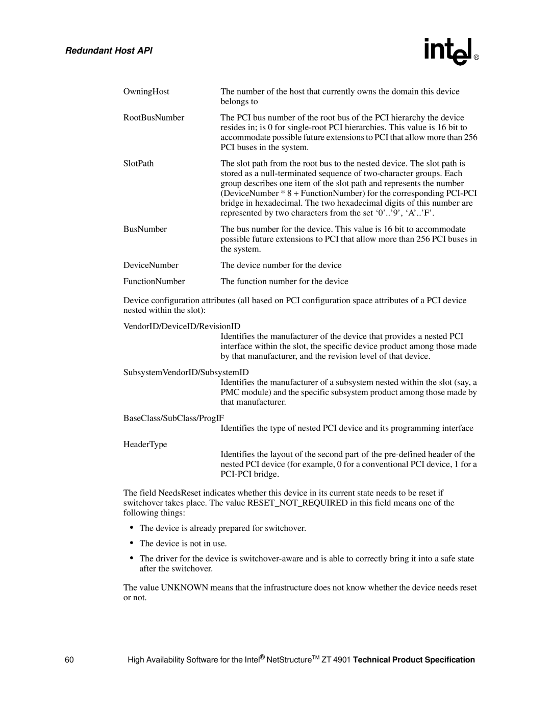 Intel ZT 4901 manual PCI buses in the system 