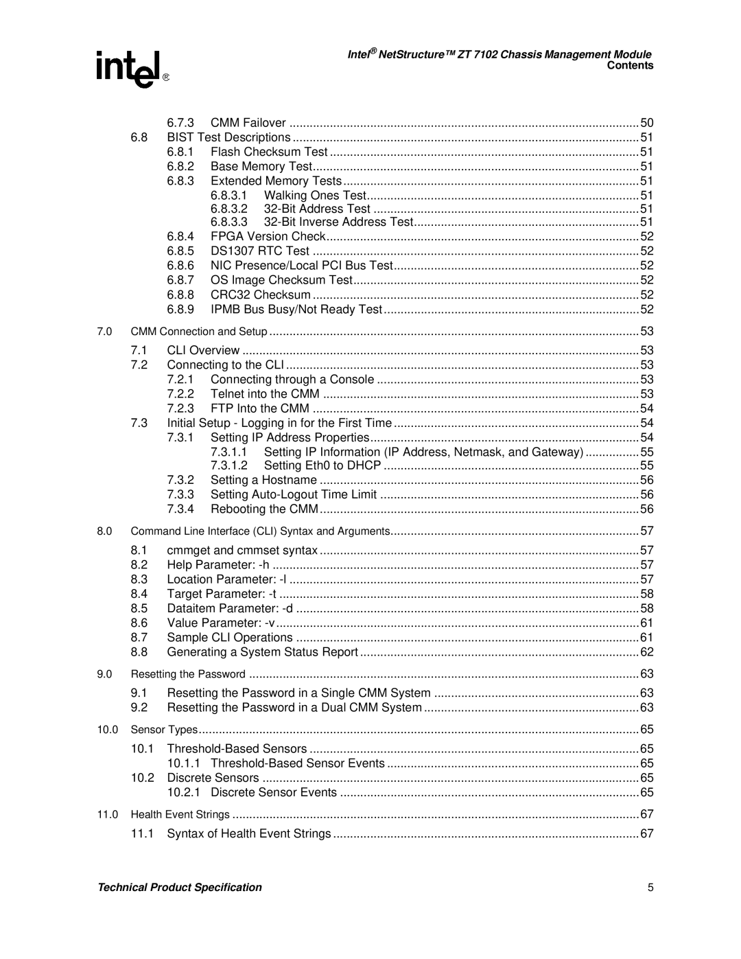 Intel ZT 7102 manual 3.1 