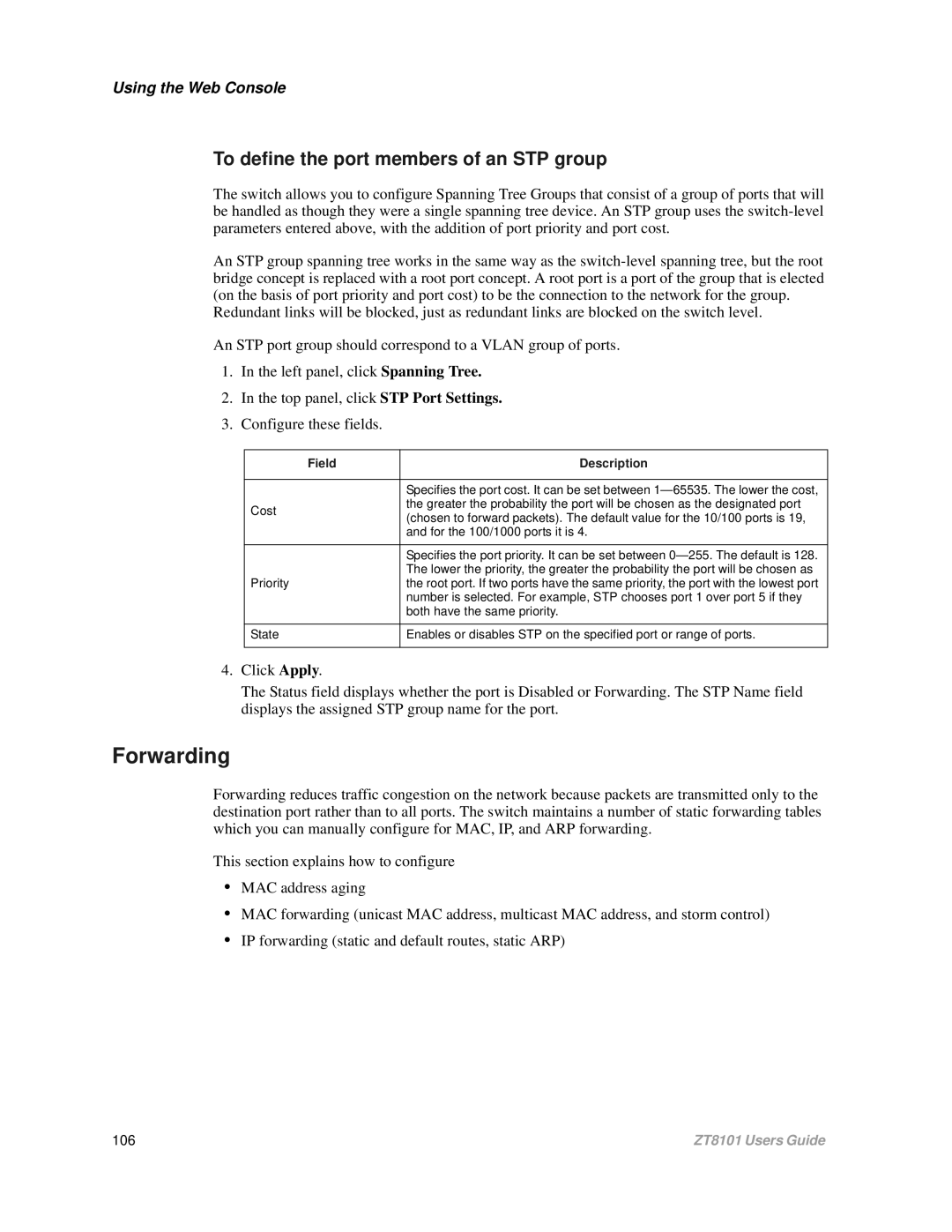 Intel ZT8101 user manual Both have the same priority 