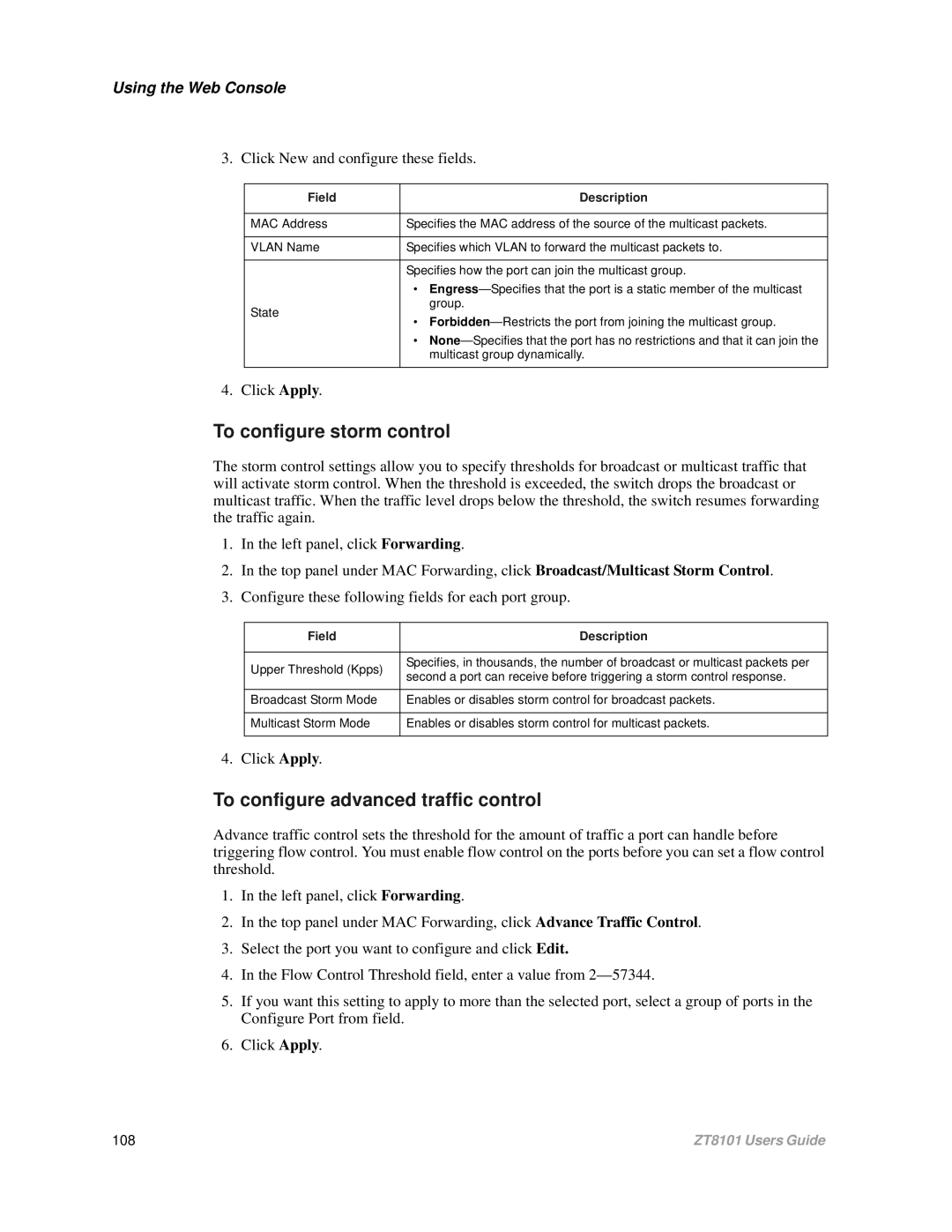 Intel ZT8101 user manual 108 