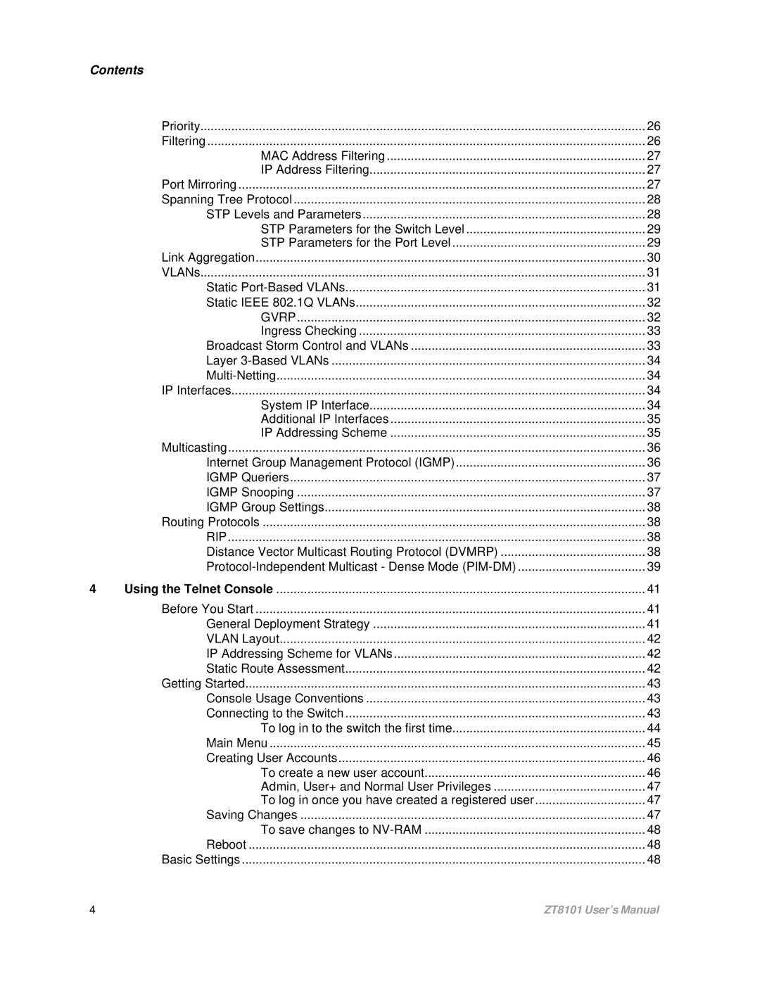 Intel ZT8101 user manual Gvrp 