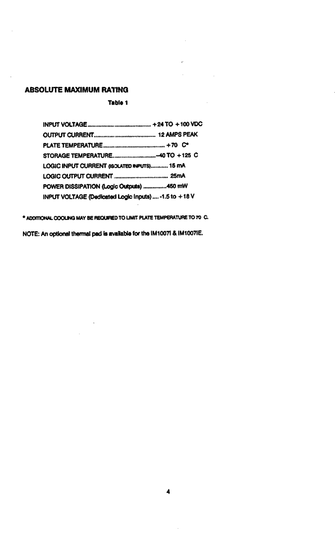 Intelligent Motion Systems IM1007 I/IE manual 