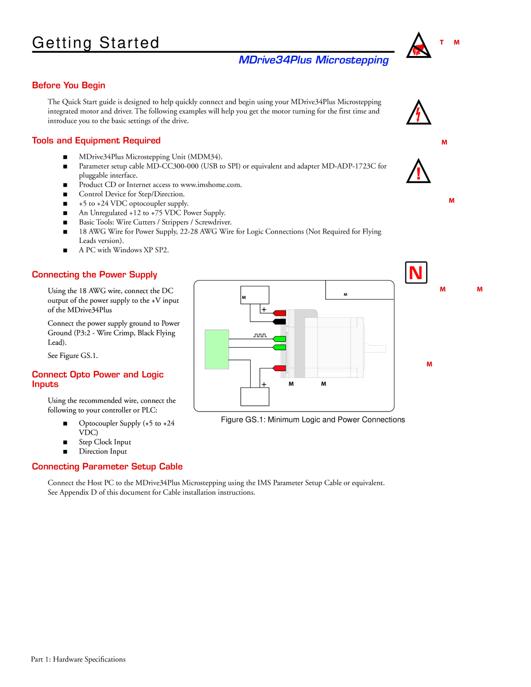 Intelligent Motion Systems manual MDrive34Plus Microstepping 