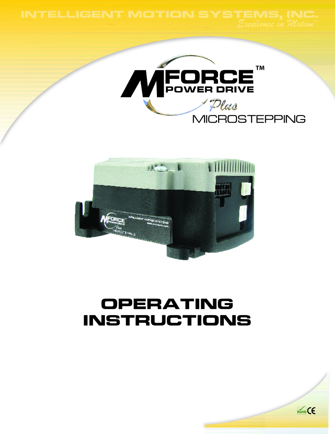 Intelligent Motion Systems MForce Series Microstepping PowerDrive operating instructions Forcetm 