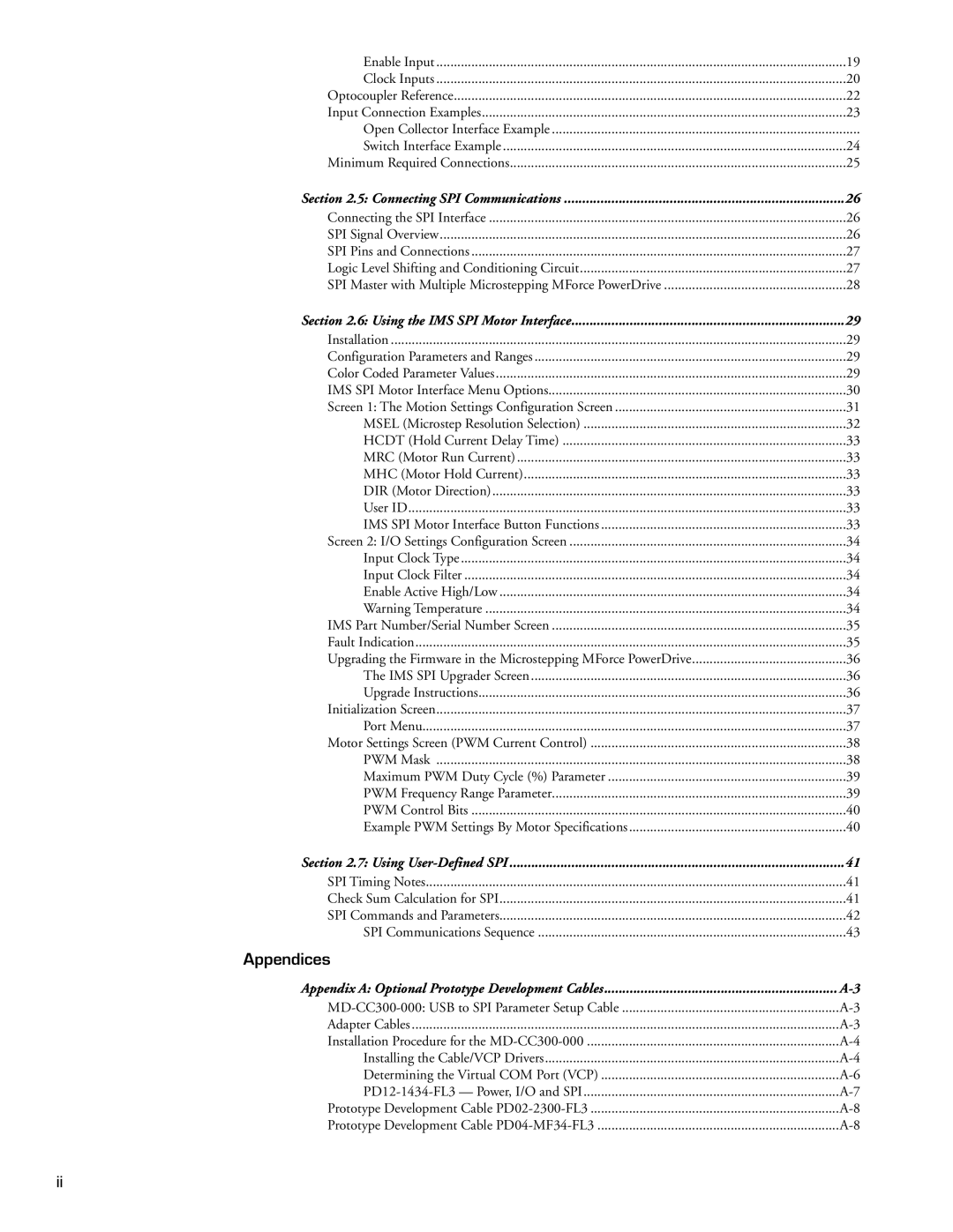 Intelligent Motion Systems Motion Detector operating instructions Appendices 