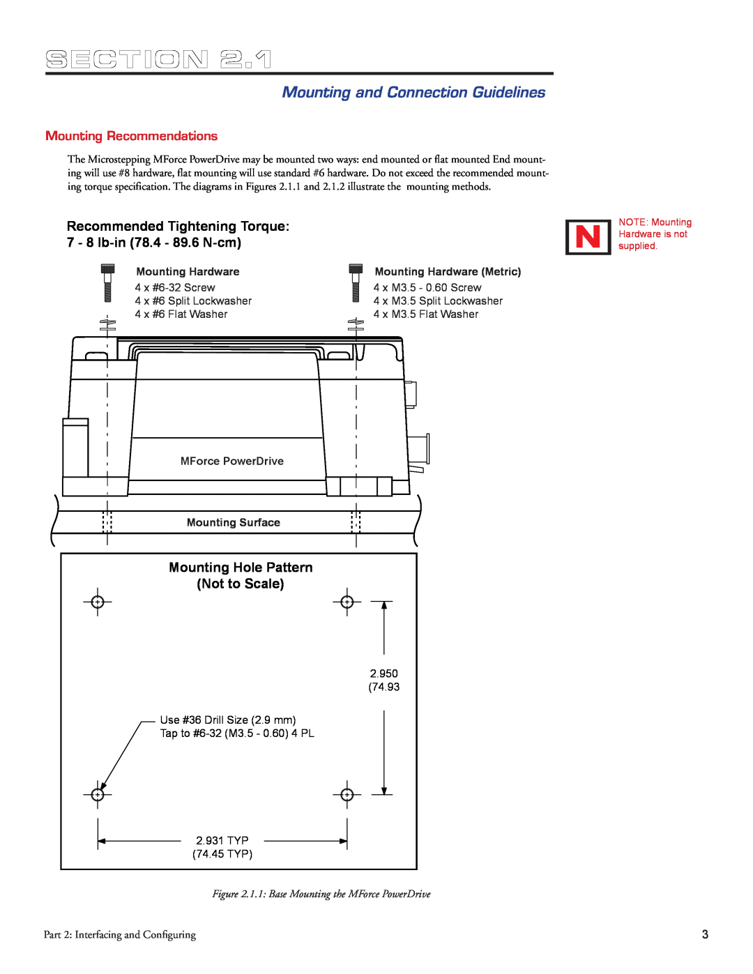 Intelligent Motion Systems Motion Detector Mounting and Connection Guidelines, Section, Mounting Recommendations 