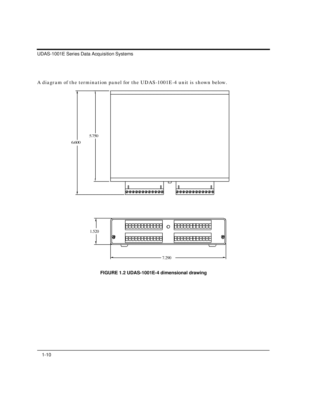 Intelligent Motion Systems user manual UDAS-1001E-4 dimensional drawing 