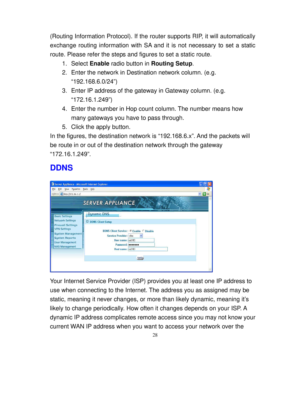 Intellinet Network Solutions 501705 manual Ddns 