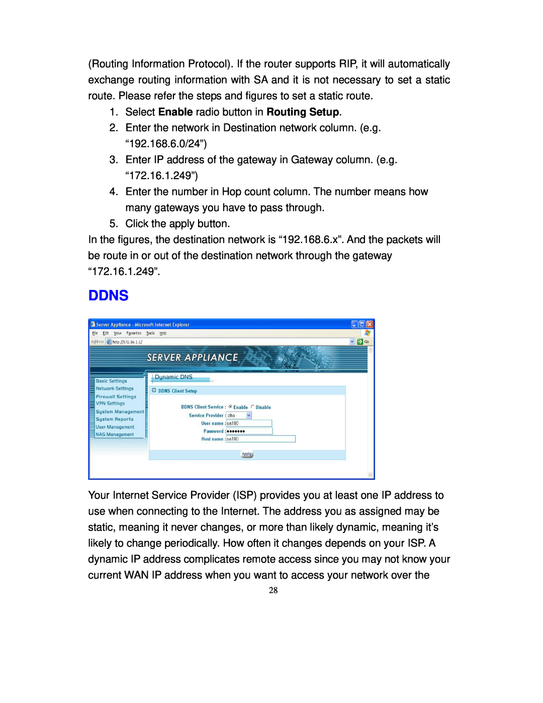 Intellinet Network Solutions 501705 manual Ddns 