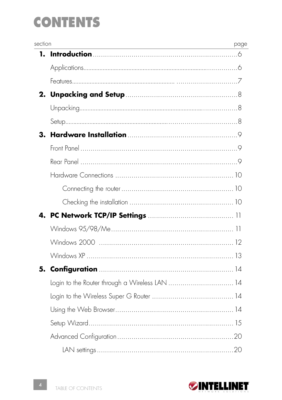 Intellinet Network Solutions 502566 manual Contents 