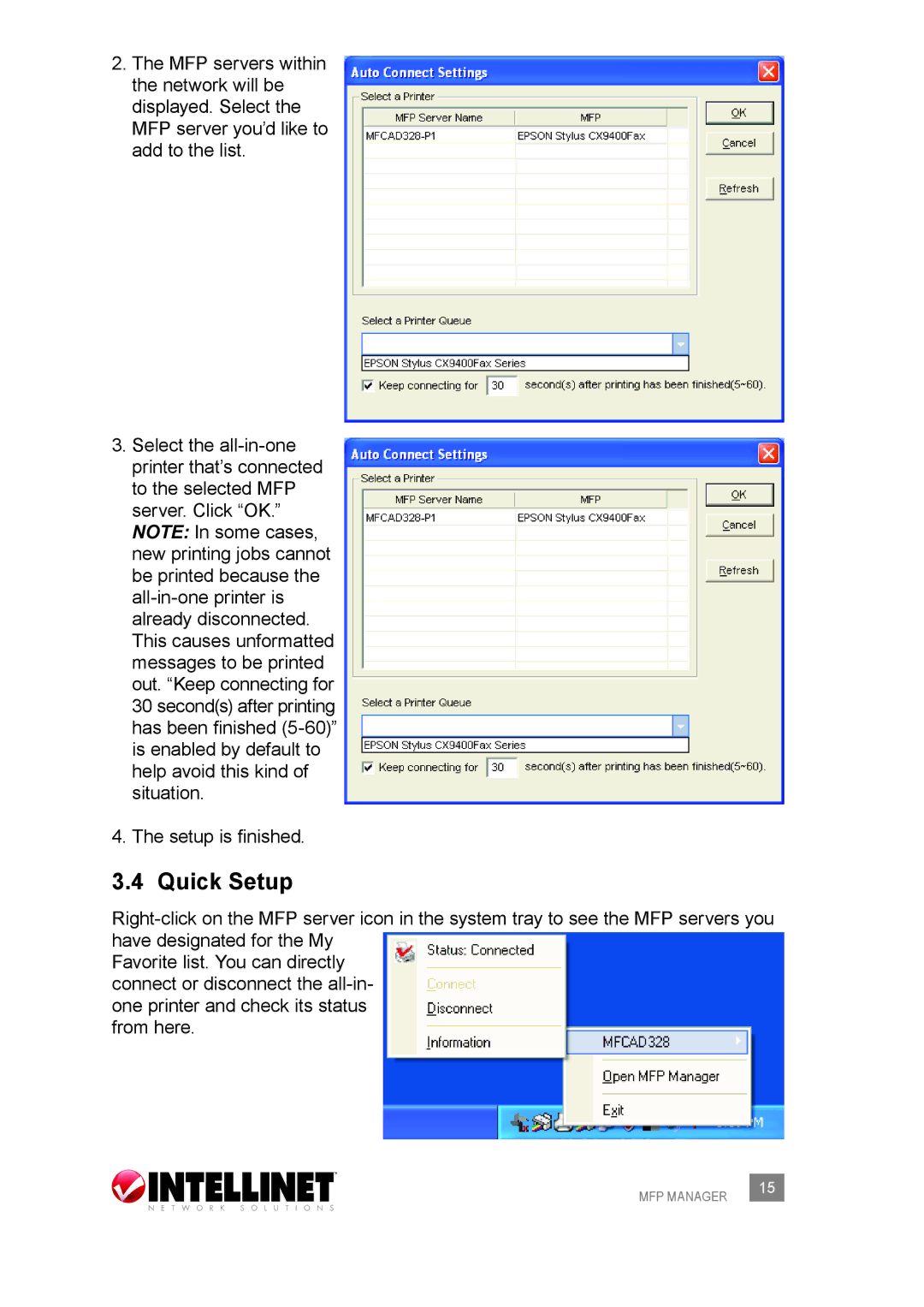 Intellinet Network Solutions 509077 user manual Quick Setup 