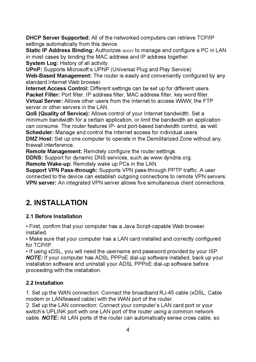 Intellinet Network Solutions 523615 manual Before Installation 