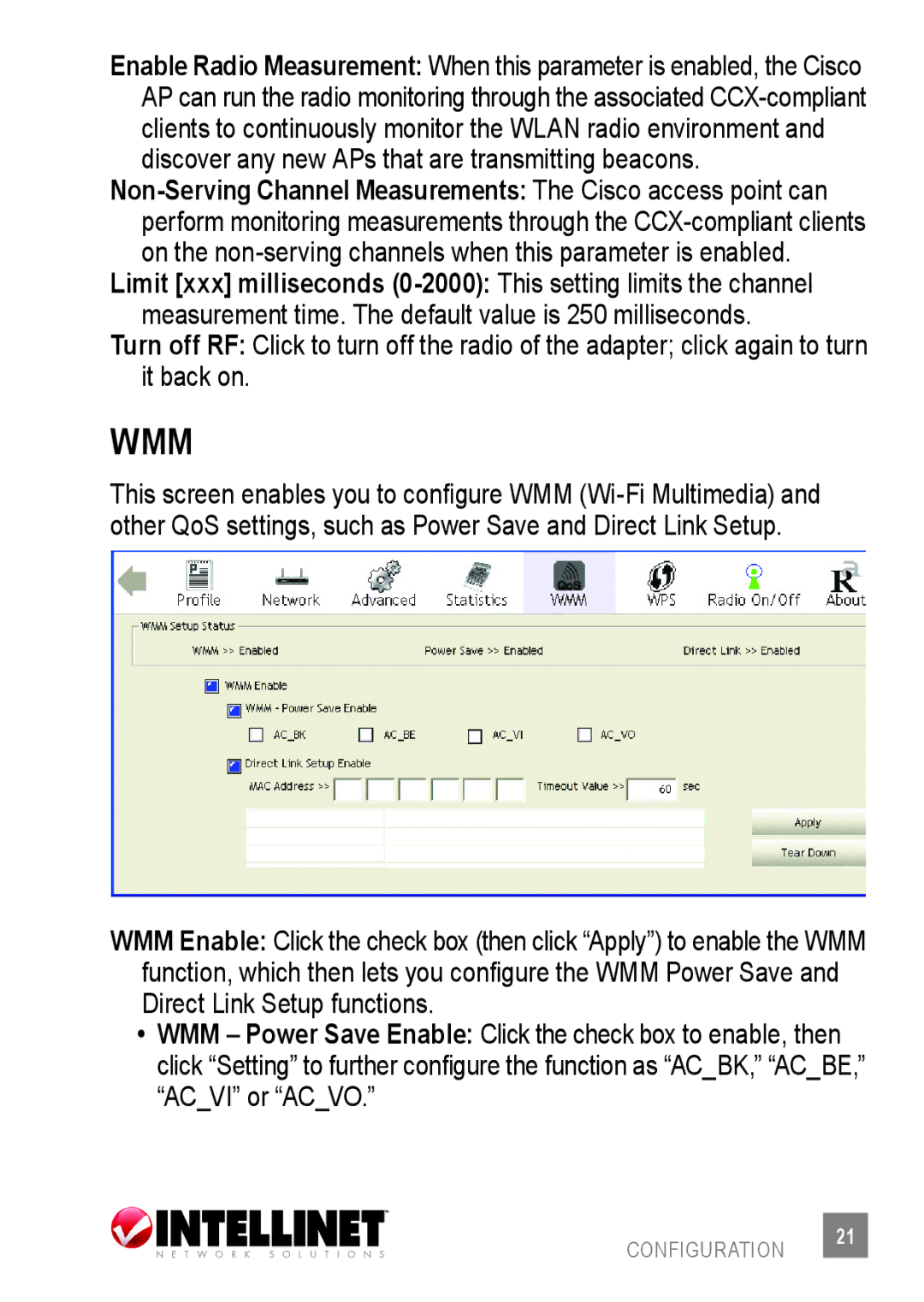 Intellinet Network Solutions 524438 user manual Wmm 