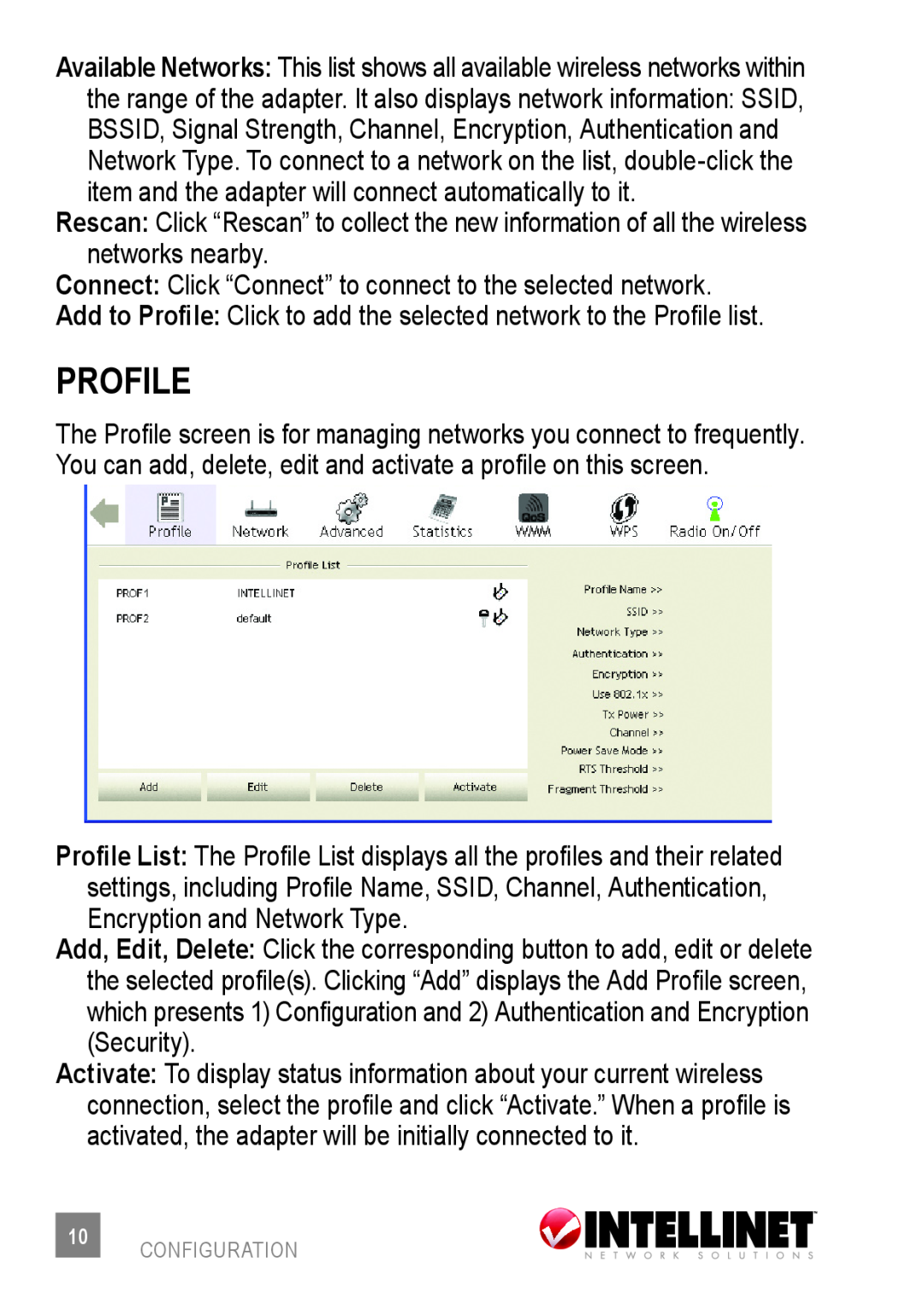 Intellinet Network Solutions 524438 user manual profile 