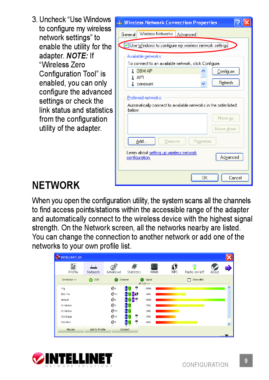 Intellinet Network Solutions 524438 user manual Network 