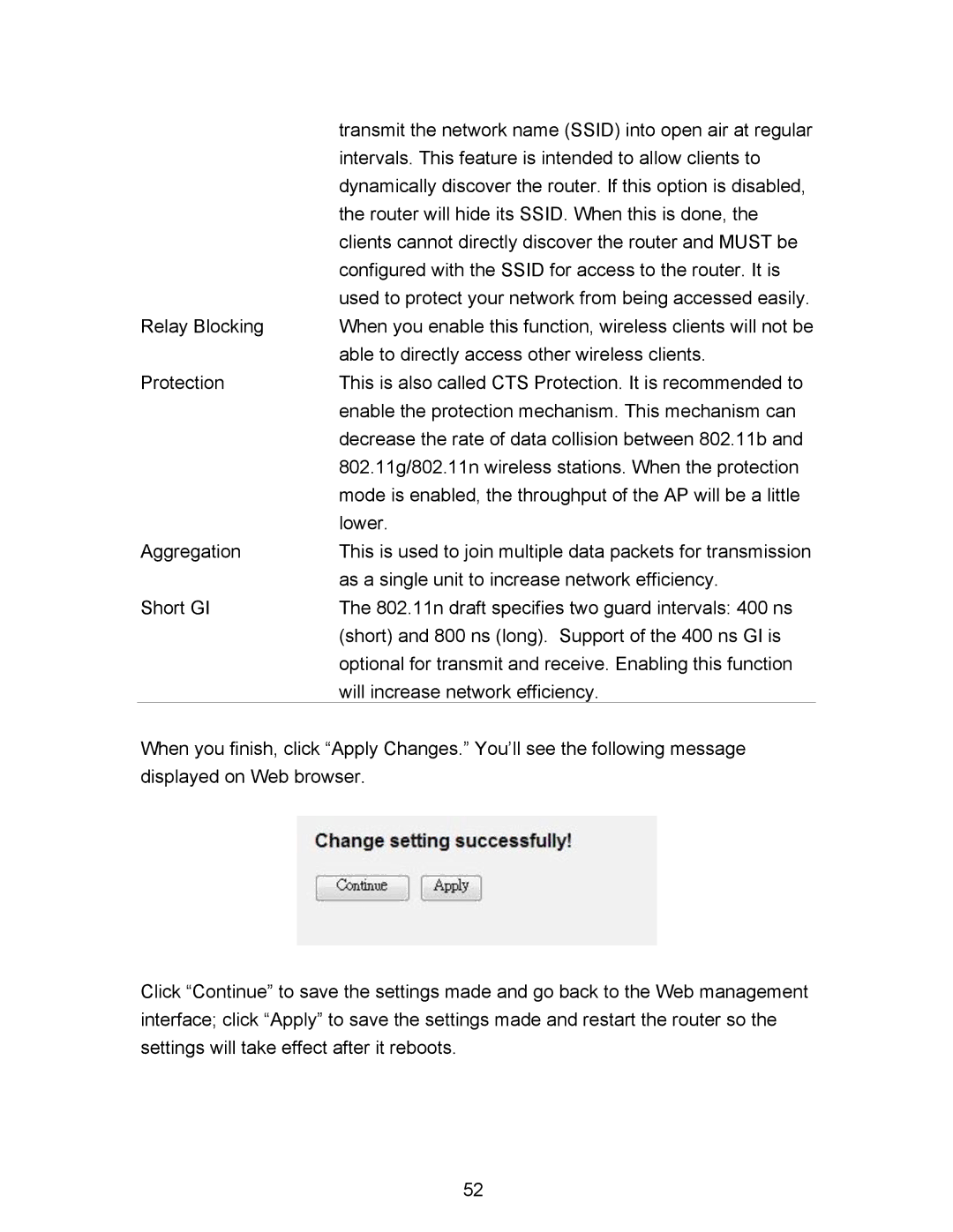 Intellinet Network Solutions 524780 user manual Transmit the network name Ssid into open air at regular 