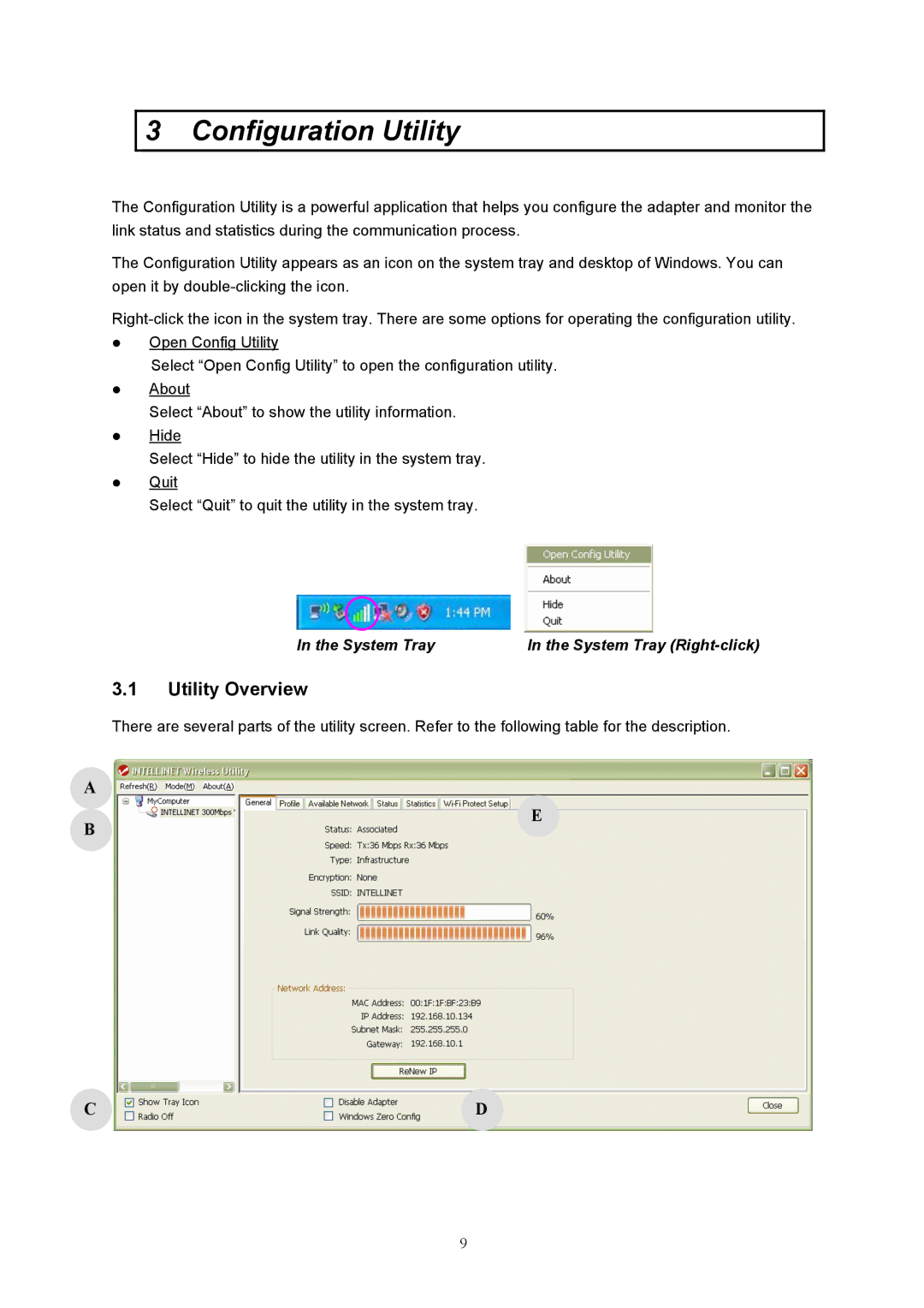 Intellinet Network Solutions 525336 user manual Configuration Utility, Utility Overview 