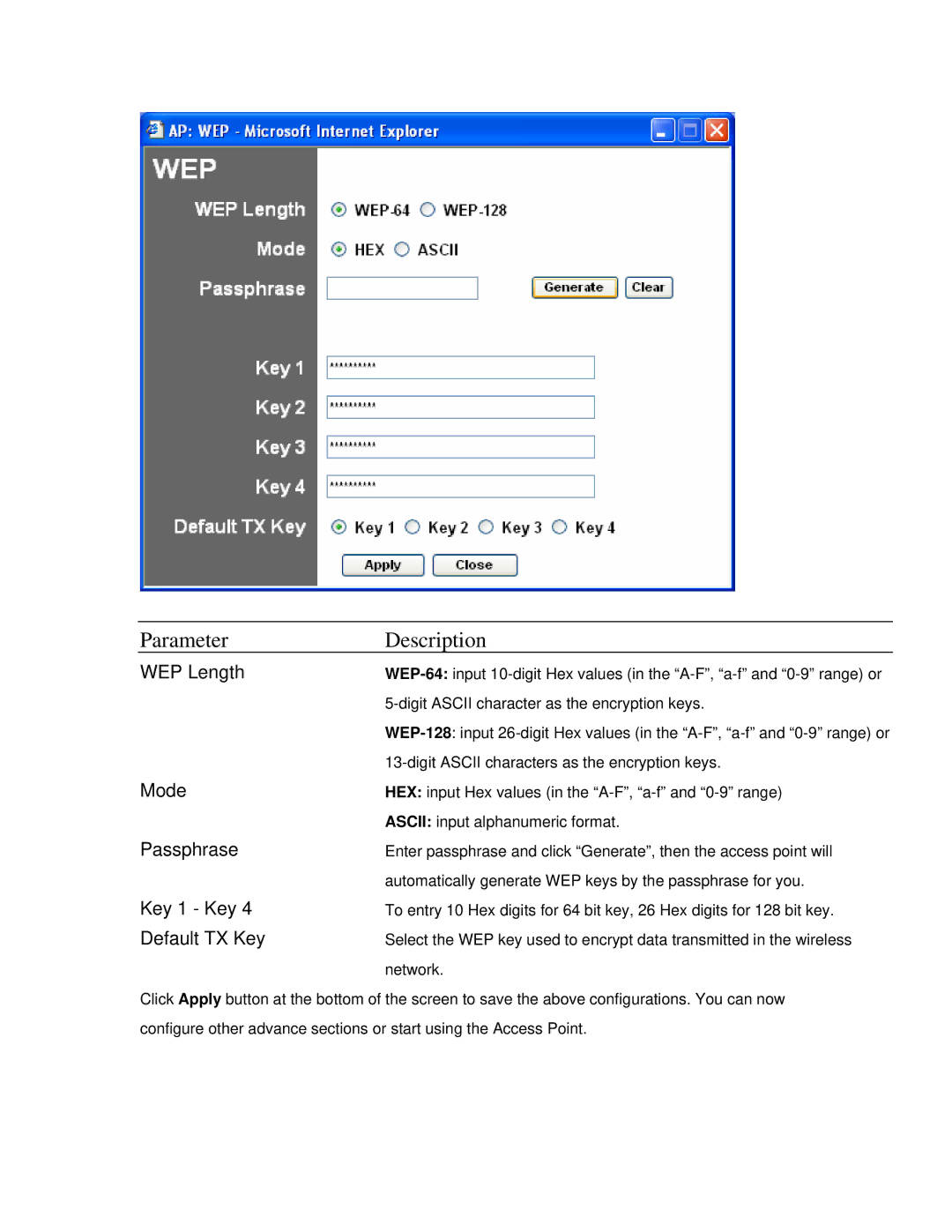 Intellinet Network Solutions 802.11G manual Description 