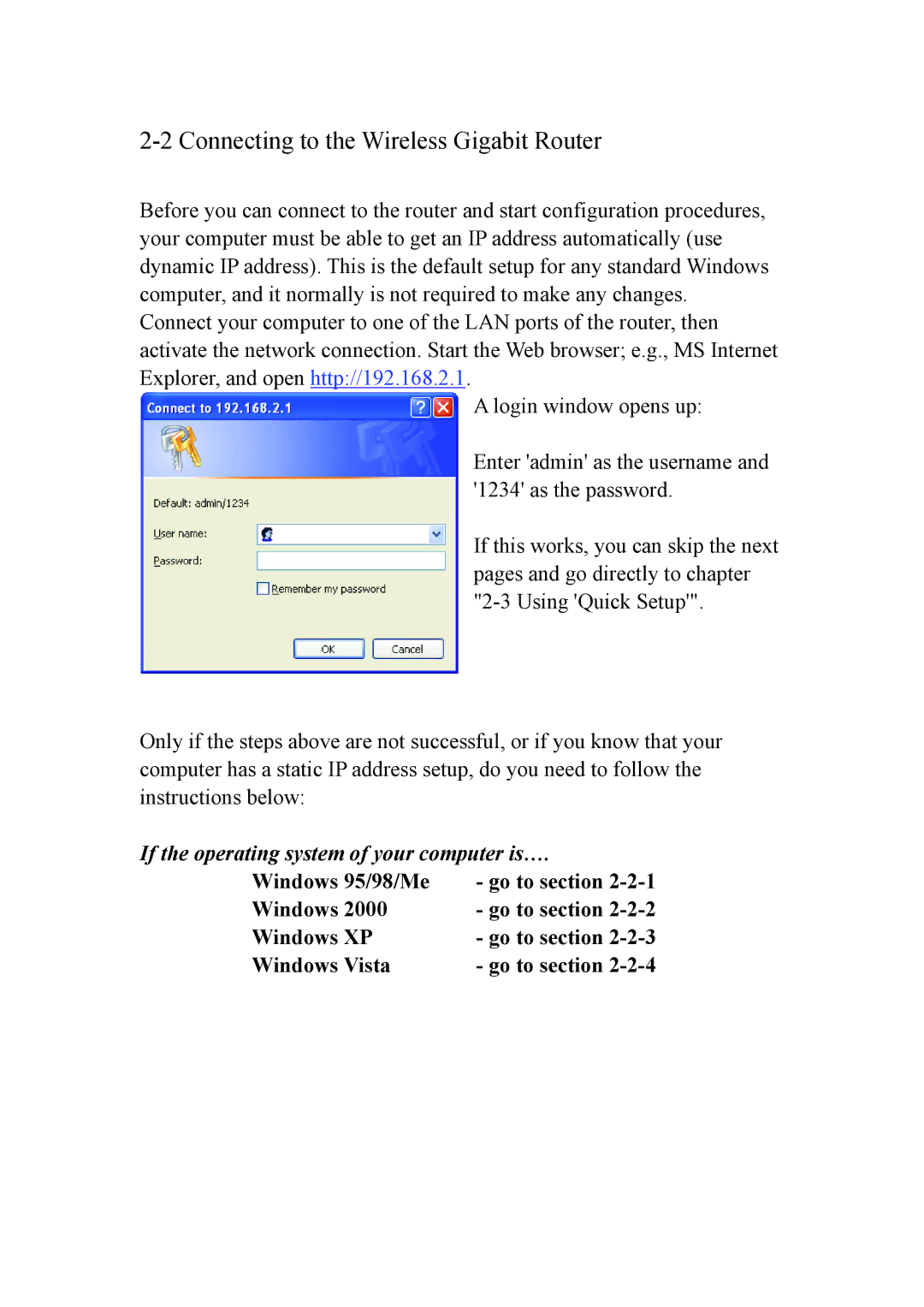 Intellinet Network Solutions INT-524315-UM-0808-1 If the operating system of your computer is…, Windows 95/98/Me 