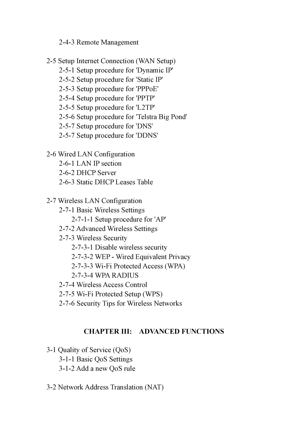 Intellinet Network Solutions INT-524315-UM-0808-1 user manual Chapter III Advanced Functions 