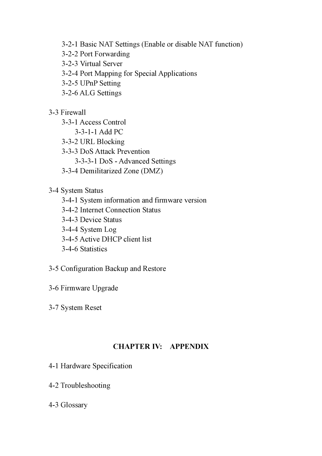 Intellinet Network Solutions INT-524315-UM-0808-1 user manual Chapter IV Appendix 