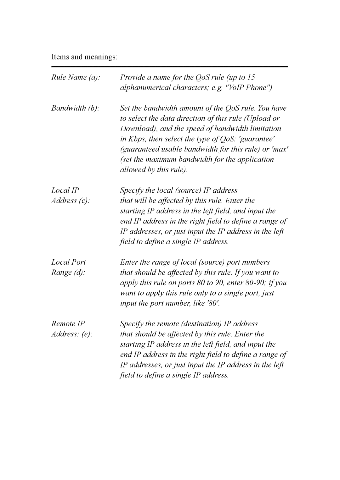 Intellinet Network Solutions INT-524315-UM-0808-1 user manual To select the data direction of this rule Upload or 