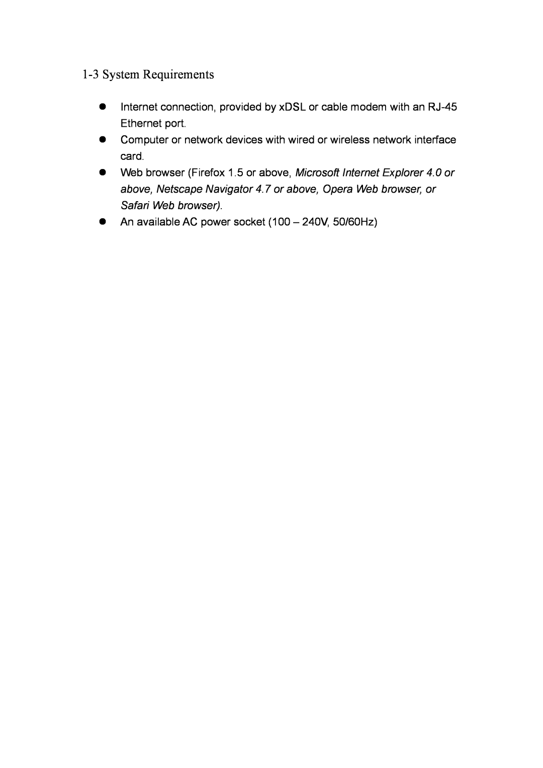 Intellinet Network Solutions INT-524315-UM-0808-1 user manual System Requirements 
