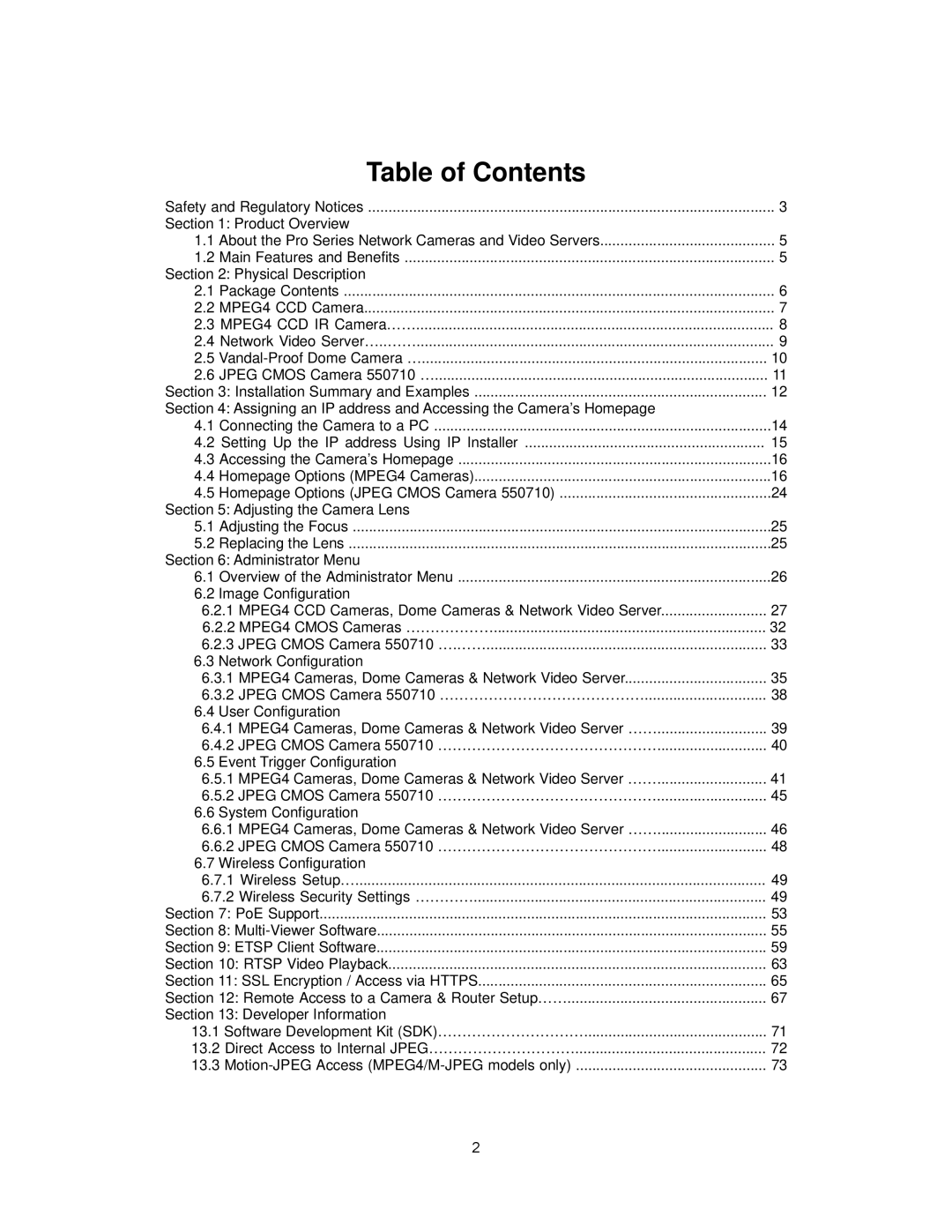 Intellinet Network Solutions INT-PSNC-UM-1106-06 user manual Table of Contents 