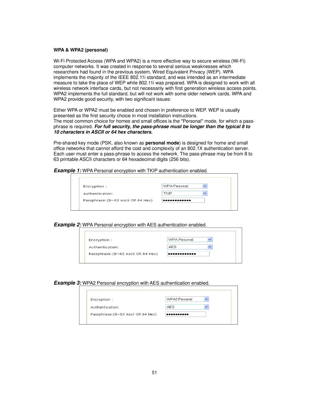 Intellinet Network Solutions INT-PSNC-UM-1106-06 user manual WPA & WPA2 personal 