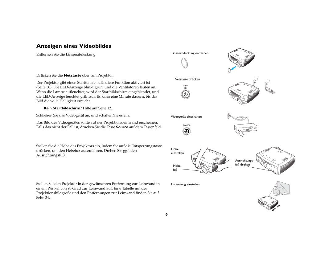 Inter-Tel 7205 manual Anzeigen eines Videobildes, Kein Startbildschirm? Hilfe auf Seite 