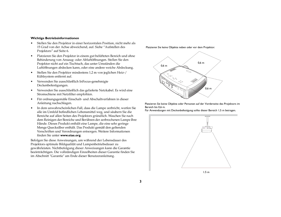 Inter-Tel 7205 manual Wichtige Betriebsinformationen 