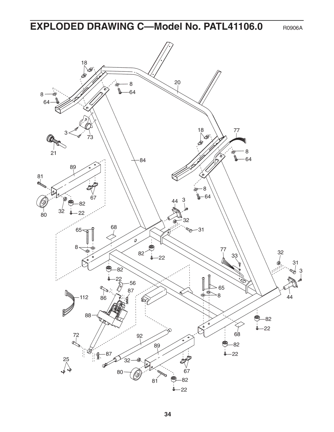 Inter-Tel user manual Exploded Drawing C-Model No. PATL41106.0 R0906A 