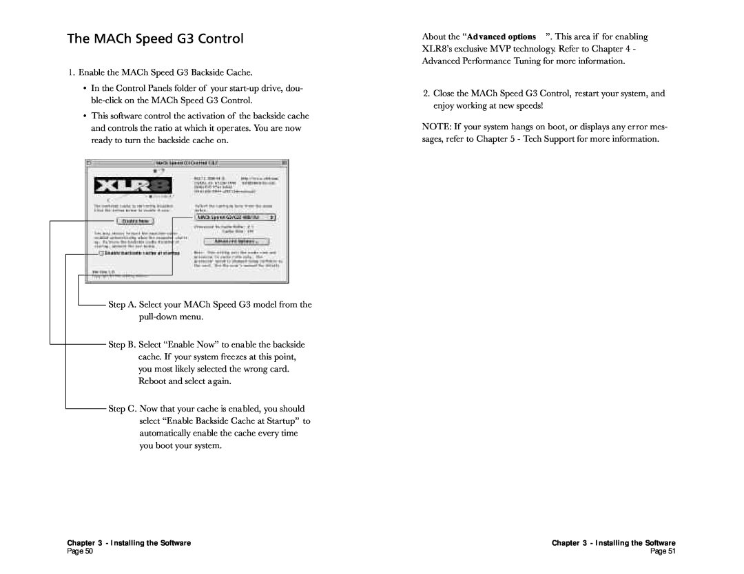Interex quick start The MACh Speed G3 Control 