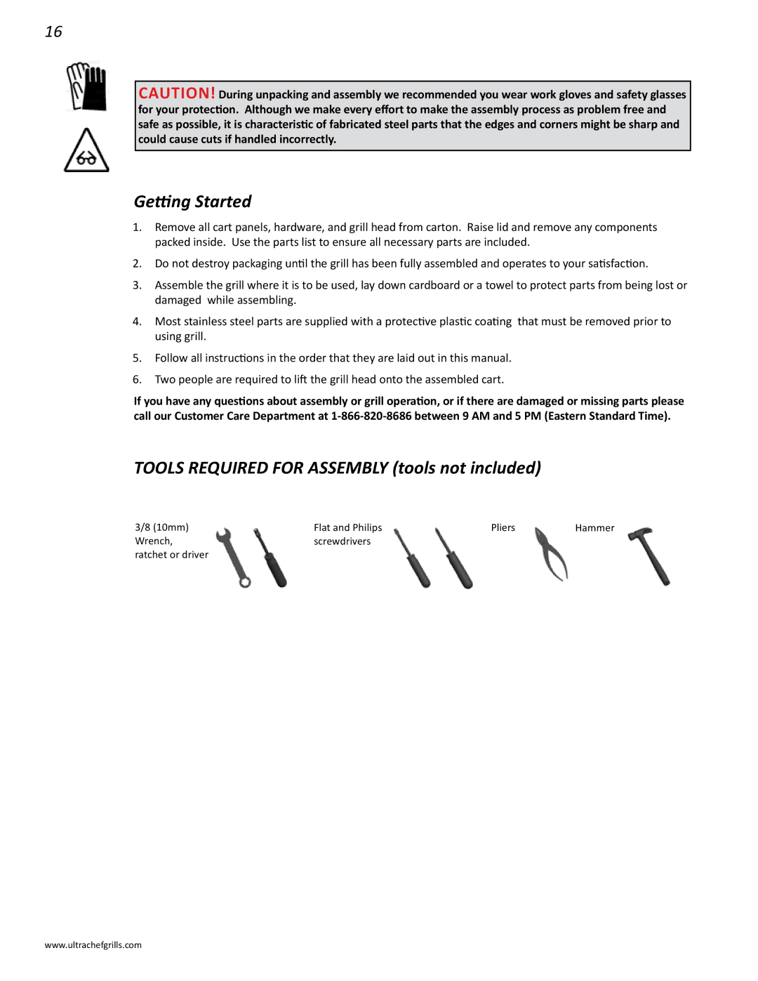 Interlink electronic L485RB, L485RSB, L485RSIB, L485SIB manual Getting Started, Tools Required for Assembly tools not included 