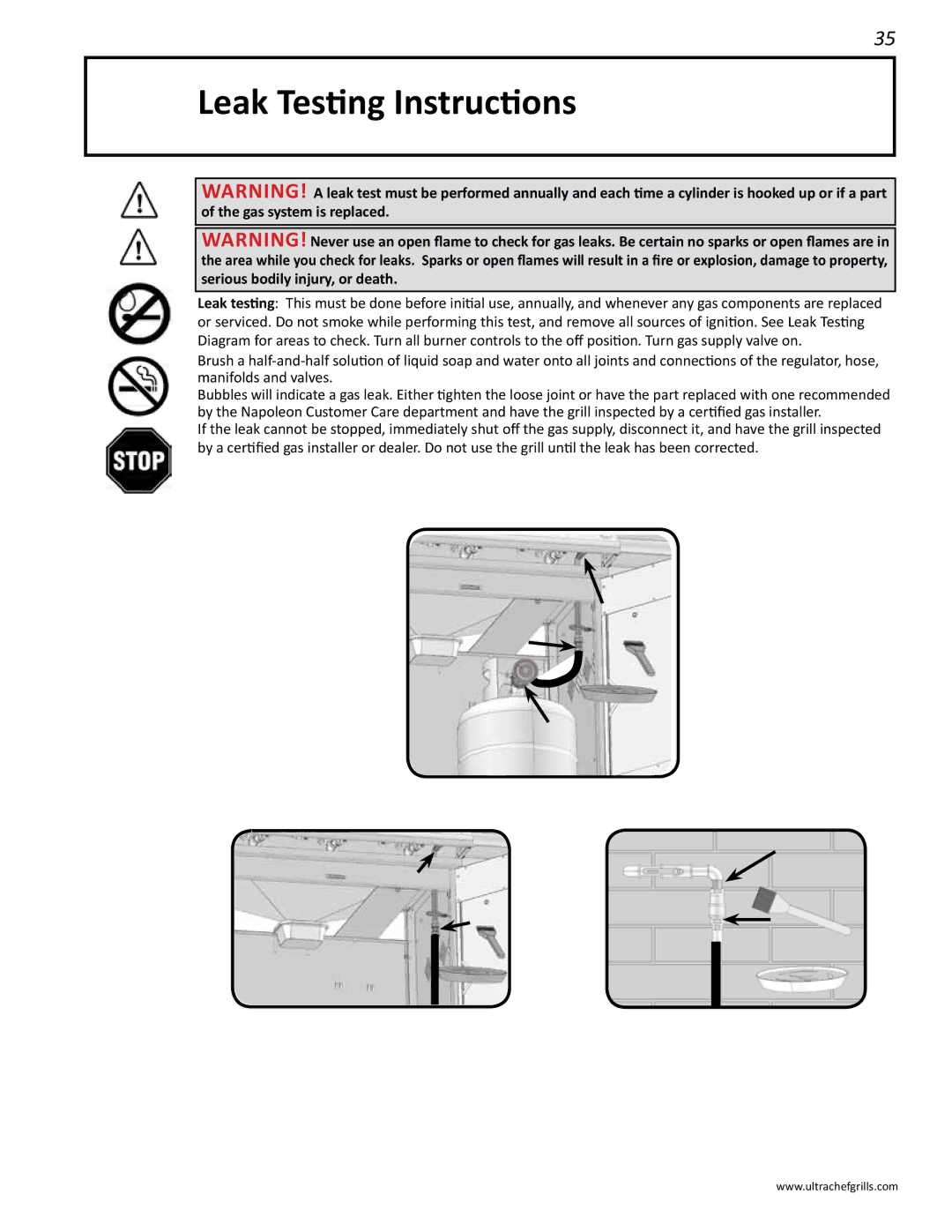 Interlink electronic L485SB, L485RSB, L485RSIB, L485SIB, L485RB manual Leak Testing Instructions 